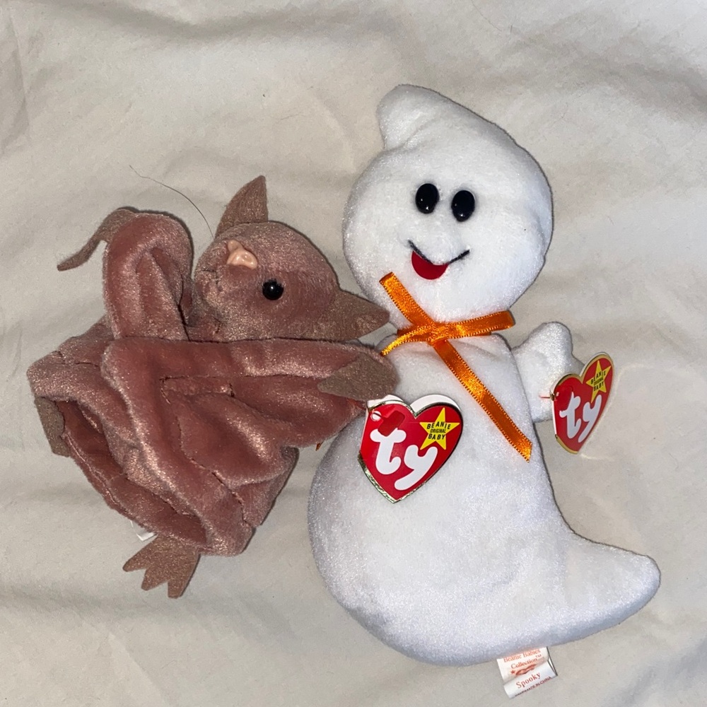 Spooky Season Halloween Beanie Baby Duo